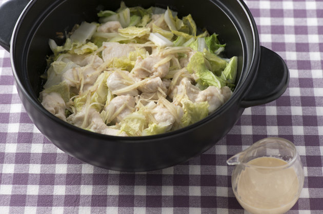 とり むね 白菜