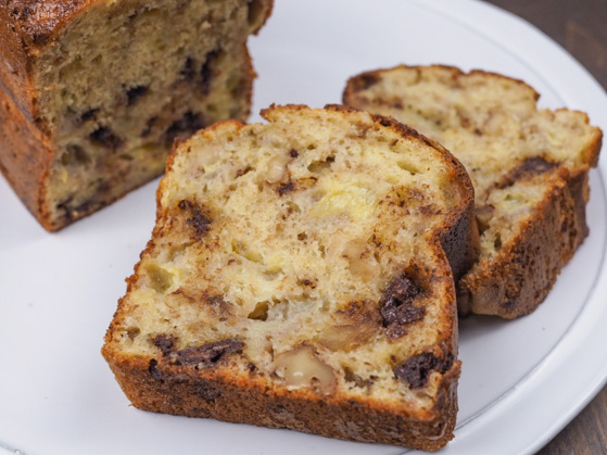 チョコバナナケーキ 奥薗壽子のなべかまぺえじ