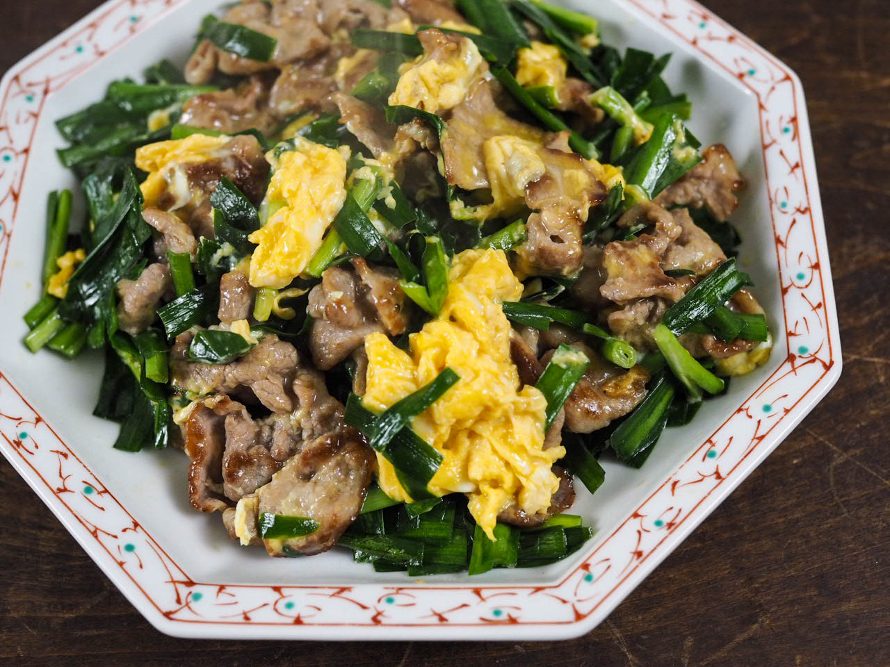 豚ニラ玉 奥薗壽子のなべかまぺえじ 豚ニラ玉 奥薗壽子のなべかまぺえじ